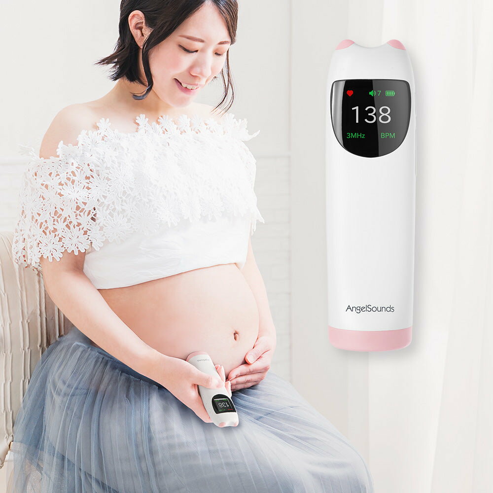 胎児超音波心音計 エンジェルサウンズ SH-FD10 おなかの赤ちゃんの心音を聞くことができる超音波心音計 液晶付き 内蔵スピーカー [送料・代引手数料無料]