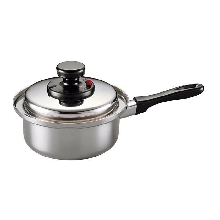 エクストラ 片手鍋 18cm 三層鋼鍋 無水調理鍋 無加水鍋 日本製 燕三条