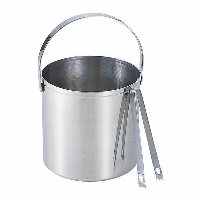 MR-132 アイスペール・大(フタなし)3200ml ステンレス製 日本製 氷入れ 水割り チューハイ ハイボール 業務用