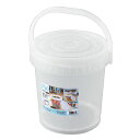 透明バケツ ポリプロペール 10L 本体のみ (蓋別売り) ハンドル全4色