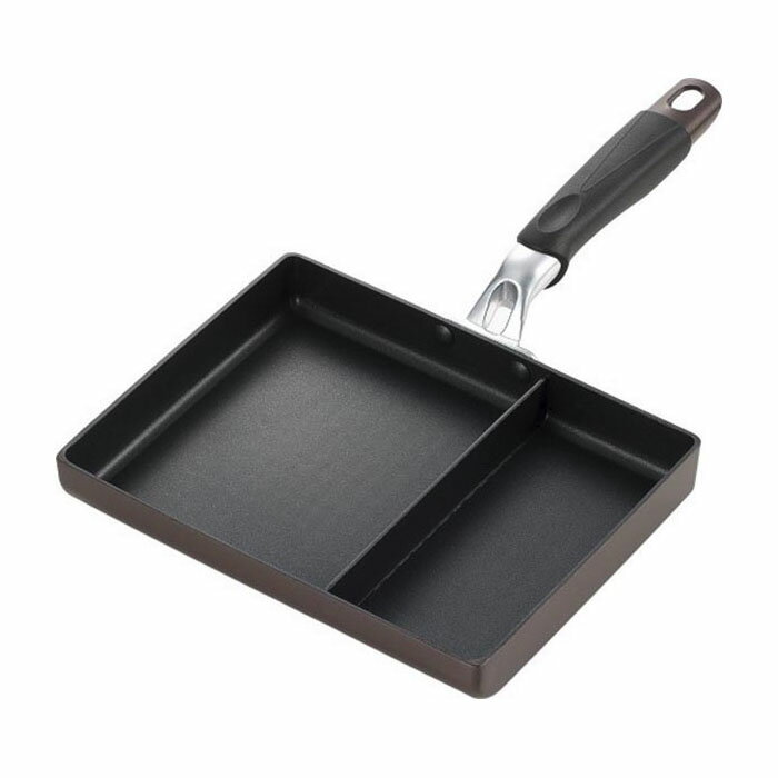 ネオ モーニングエッグパン IH対応 ツインパン 仕切りフライパン フッ素樹脂 加工 玉子焼 お弁当 時間短縮