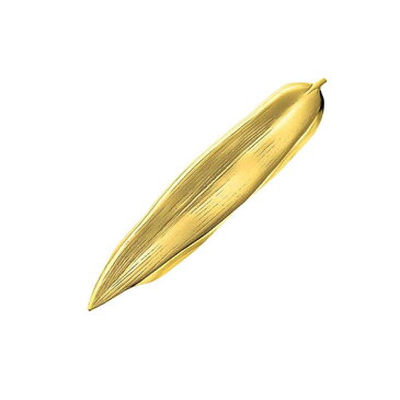 笹の葉の箸置&ナイフレスト(ゴールド) ステンレス