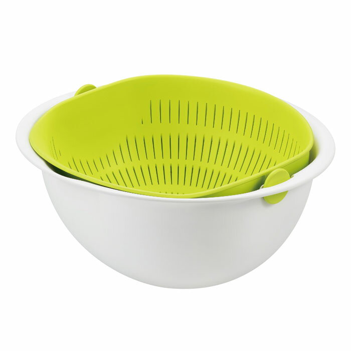 ミラくるザル・ボウル(大) グリーン