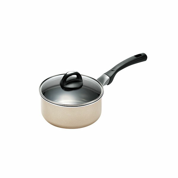 アルティメットスピンコーティング 片手鍋 18cm ガラス蓋付き 2.1L