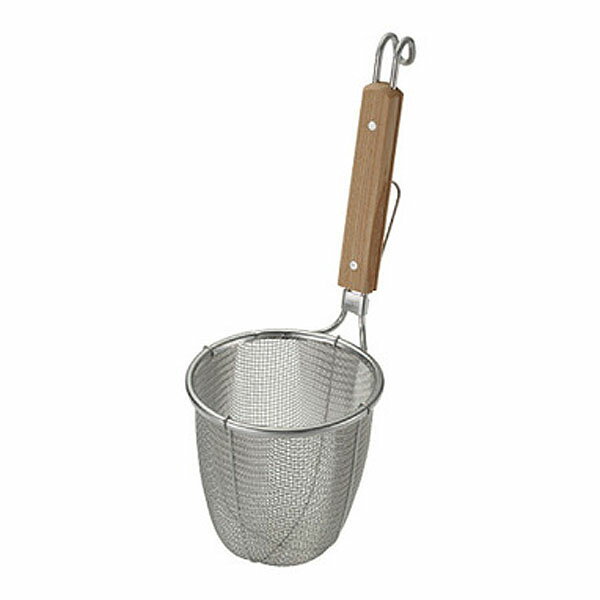 ラーメン専用 パワーてぼ 丸底 8メッシュ 14cm