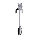 コーヒースプーン CAT(くろネコ) ネコ雑貨 猫スプーン かわいい