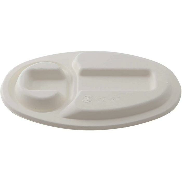 樂天商城 - ナガオ 使い捨て 紙食器 カレー皿 25.1cm用蓋 50枚入り