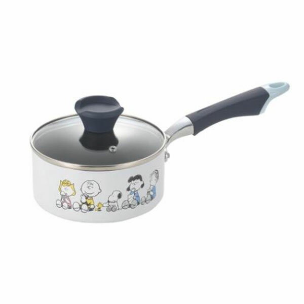 Pans - スヌーピー ブレイクタイム 片手鍋 16cm IH対応 フタ付き