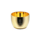 18-8ステンレス製 ぐい飲み(オール24金メッキ)100ml