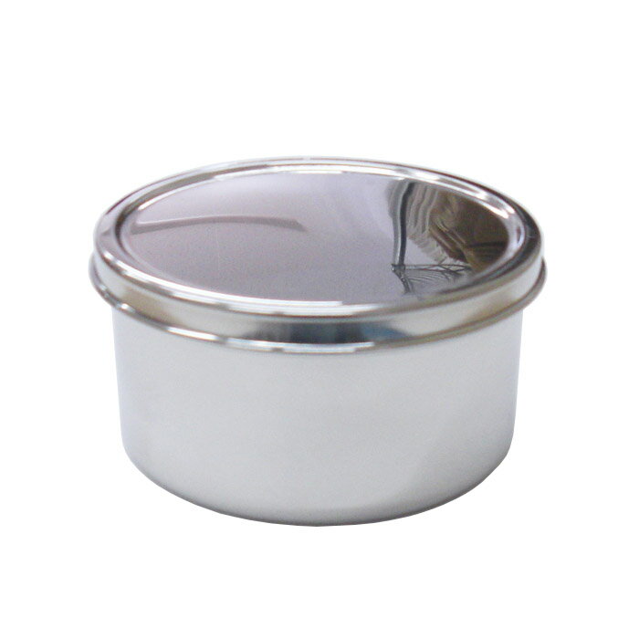 丸型調味料入れ 12cm ツマミ無 ステンレス AG
