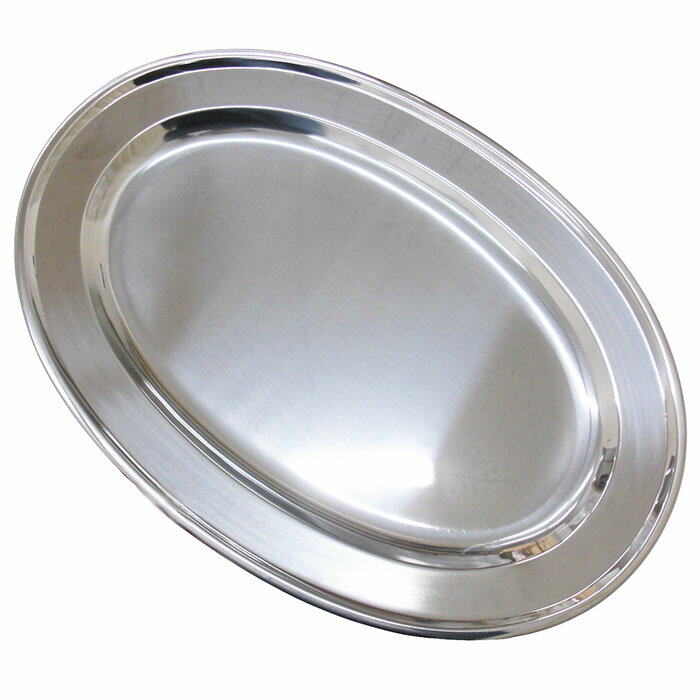 18-0巻渕小判皿 20インチ ステンレスのサムネイル