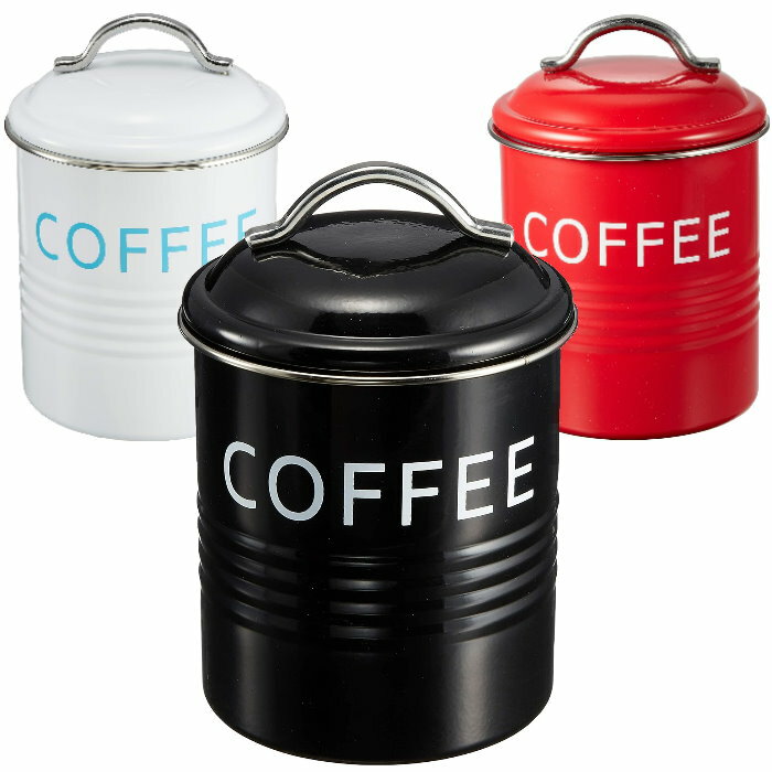 バーネットキャニスター COFFEE 全3色（ブラック、ホワイト、レッド）