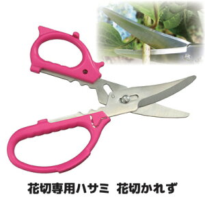 【ポイント10倍】【送料無料】【ゆうパケット】切った花が長持ちする「引き切り」する専用ハサミ●花切専用ハサミ「花切かれず」