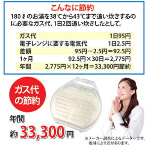 【ポイント10倍】【送料無料】【あす楽】ガス代が年間33,300円も節約できるチャンス省エネ節電節約風呂レンジ保温ぽかぽか●風呂湯保温器バスパ2019NEW