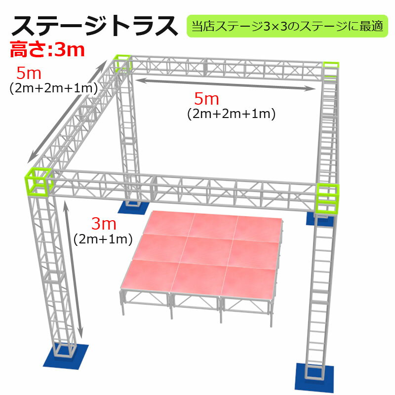 【エントリーでP10倍】トラスセット ステージ...の紹介画像2