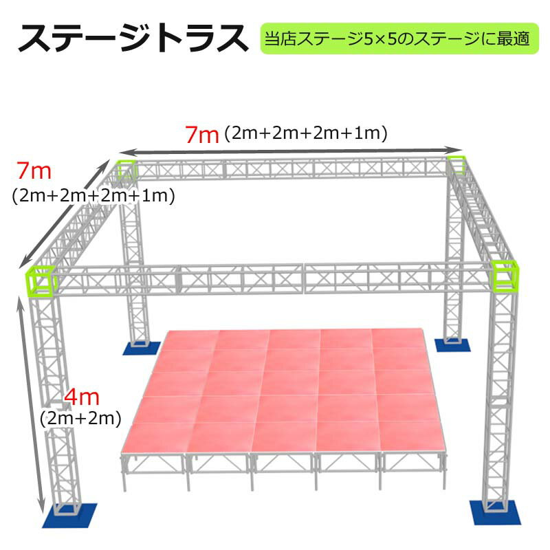 【エントリーでP10倍】トラスセット ステージ...の紹介画像2