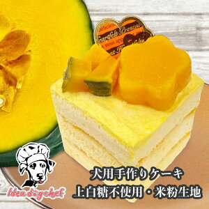 最大1000円引きクーポン＆同時購入で1000円OFF 犬用 ケーキ 無添加【ホクホクかぼちゃのケーキ】 犬 誕生日 プレゼント バースデー 記念日 おやつ 犬のおやつ スイーツ 犬のケーキ ペット フード 手作り 小型犬 中型犬 シニア クリスマス