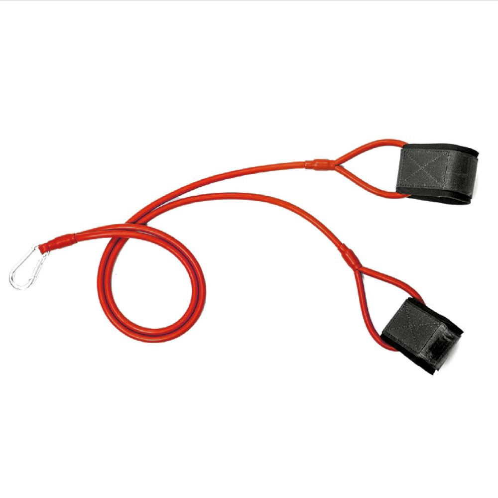 ideamall トレーニングチューブ ゴムチューブ チューブ 室内練習 (レッド)