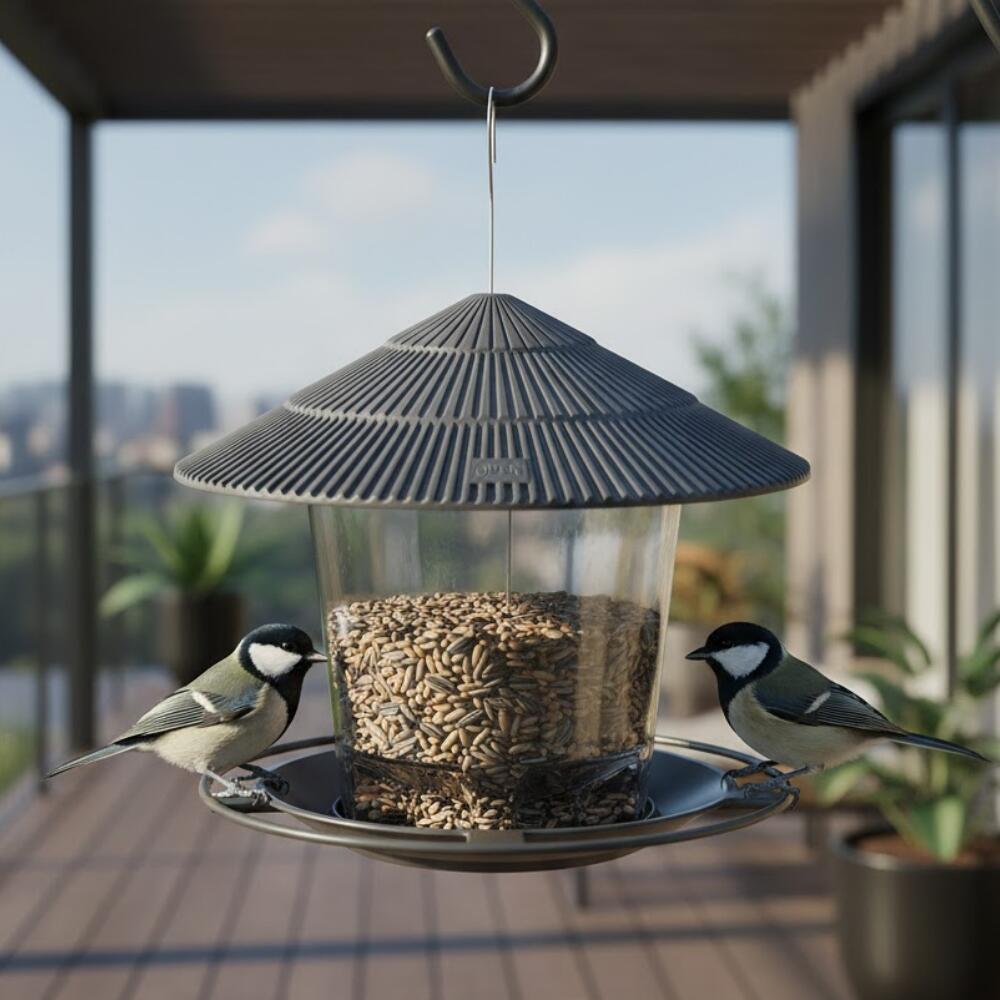 ideamall バードフィーダー 野鳥 餌台 鳥 餌入れ 小鳥 屋外