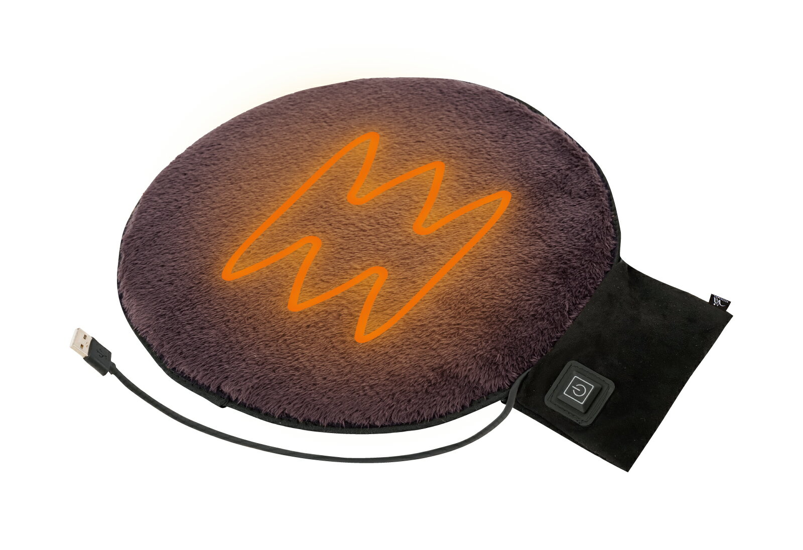 ヒーター内蔵折りたためるあったかクッション　寒さ対策 冷え性 インテリア　受験生　風邪　オフィス　..