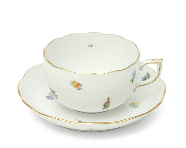 ヘレンド MF ミルフルール 724/0/00 ティーカップ＆ソーサー 【ギフト 結婚祝い プレゼント 贈り物】【食器 カトラリー】【ギフト】