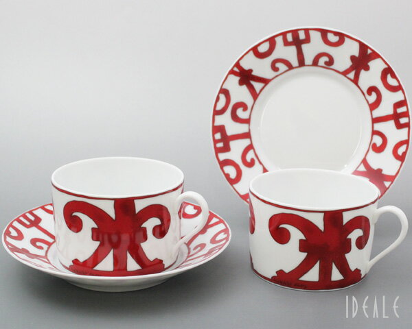 エルメス(HERMES) ガダルキヴィール 11015 モーニングカップ&ソーサー ペア 【セット ギフト 結婚祝い プレゼント お中元 贈り物 ギフトセット ...