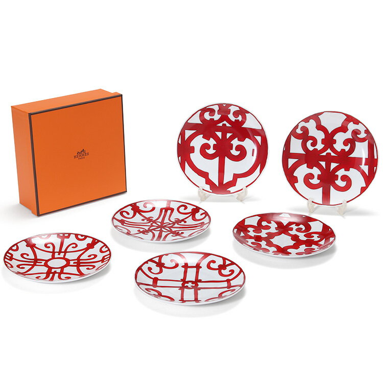 エルメス ガダルキヴィール 11612 BBプレート 6枚セット No.1〜6 HERMES Guadalquivir 【セット お皿 ギフト 結婚祝い プレゼント 贈り物 ギフトセット 食器セット 新生活】【食器 カトラリー】【ギフト】