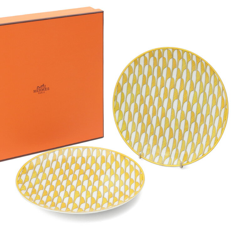 エルメス ソレイユ デザートプレート No.1 21cm ペア SOLEIL D’HERMES 【食器 お皿 ギフト 結婚祝い プレゼント 贈り物 ギフトセット 食器セット】【食器 カトラリー】【ギフト】のサムネイル