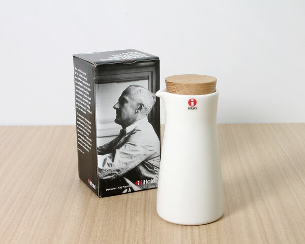 イッタラ ティーマ ホワイト ミルクピッチャー 200ml 蓋(ふた)付き 【耐熱 電子レンジ対応 ギフト 結婚祝い プレゼント 贈り物 新生活】【食器 カトラ...