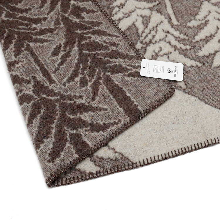 クリッパン ミナペルホネン ウールシングルブランケット ハウスインザフォレスト 130×180cm KLIPPAN 【北欧 毛布 ひざ掛け ブランケット】 ソーシャルギフト 敬老の日 ideale-10046697 輸入洋食器の専門店イデール サンプル画像3