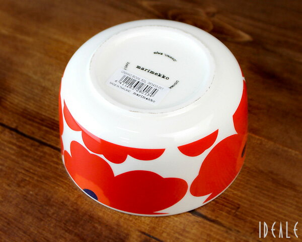 マリメッコ ウニッコ ボウル 500ml レッド marimekko UNIKKO 【ギフト 結婚祝い プ...