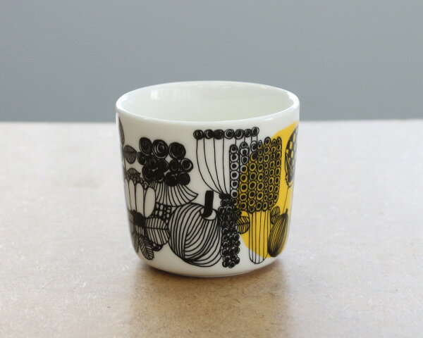 【クーポン配布中】マリメッコ シイルトラプータルハ コーヒーカップ 200ml イエロー marimekko SIIRTOLAPUUTARHA 【ギフト 結婚祝い プレゼント 贈り物 バレンタイン ノルディック 北欧】【食器 カトラリー】【Marimekko マリメッコ】【ギフト】