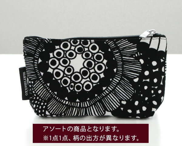 【全品ポイント5倍/マラソン期間中(要エントリー)】マリメッコ ピエニ シイルトラプータルハ ポーチ エーリア ホワイト/ブラック marimekko MINI-UNIKKO EELIA [ネコポス対応可(2点まで)] 【コスメポーチ ギフト】