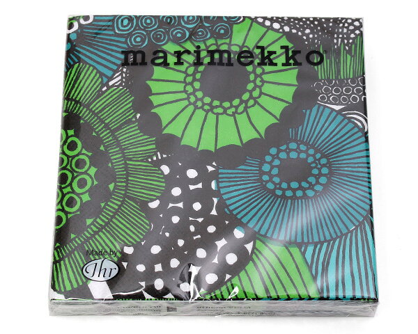 マリメッコ ペーパーナプキン シイルトラプータルハ グリーン 33x33cm 20枚入り ma...