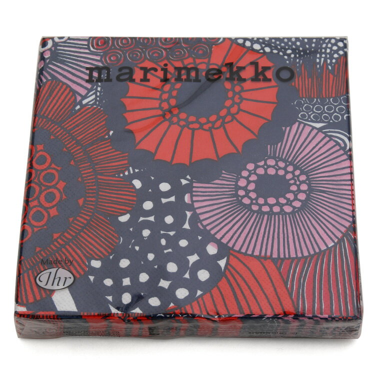 マリメッコ ペーパーナプキン シイルトラプータルハ ブルー 33x33cm 20枚入り mari...
