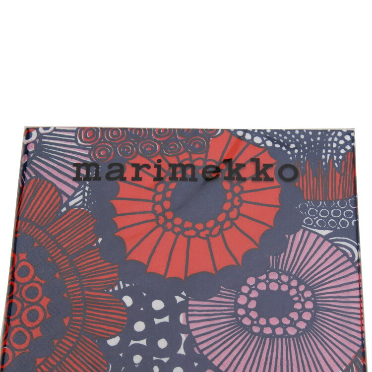 マリメッコ ペーパーナプキン シイルトラプータルハ ブルー 33x33cm 20枚入り mari...