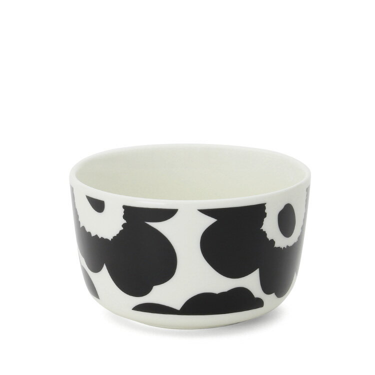 マリメッコ ウニッコ ボウル 250ml ホワイト/ブラック marimekko UNIKKO 【ギフト ...