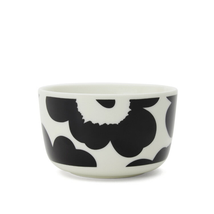 マリメッコ ウニッコ ボウル 250ml ホワイト/ブラック marimekko UNIKKO 【ギフト ...