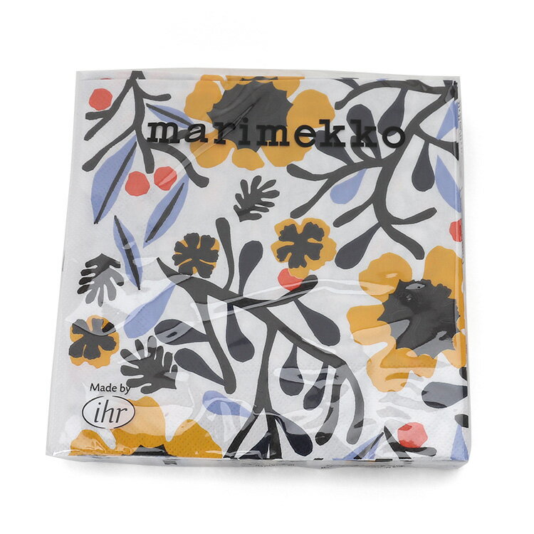 マリメッコ ペーパーナプキン ミケロ イエロー 33x33cm 20枚入り marimekko MYKERO...