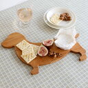 サイドバイサイド ダックスフントのサービングボード Wooden Snack Plate Dackel SIDE BY SIDE 【まな板 ボード ギフト 結婚祝い プレゼント 贈り物 新生活】【キッチン用品】【ギフト】