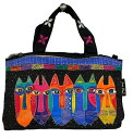 キャンバス トートバッグ ローレルバーチ デザインキャット LAUREL BURCH ミディアムトート ネコのデザイン お買い物バッグ ネコ好き L..