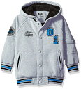 CB Sport ボーイズ アウター ジャケット フード付き サイズ8 (120~130) Boys' Sherpa Varsity Patch Hoodie With Pockets