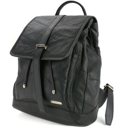 【全商品5%オフクーポン発行中】アルパイン スイス レディース 本革 レザー バックパック リュック レザーリュック 財布 ハンドバッグ デイパック 海外 直輸入 Alpine Swiss Womens Leather Backpack Purse Handbag【母の日】