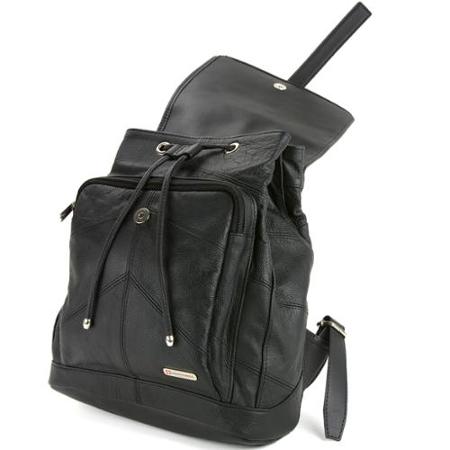 【全商品5%オフクーポン発行中】アルパイン スイス レディース 本革 レザー バックパック リュック レザーリュック 財布 ハンドバッグ デイパック 海外 直輸入 Alpine Swiss Womens Leather Backpack Purse Handbag【母の日】