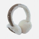 M.I.USA レザーとフェイクファー デザイン 防寒 イヤーマフ 耳当て イヤーマフラー Ear Muffs Fur Stock up for winter Type: Camel