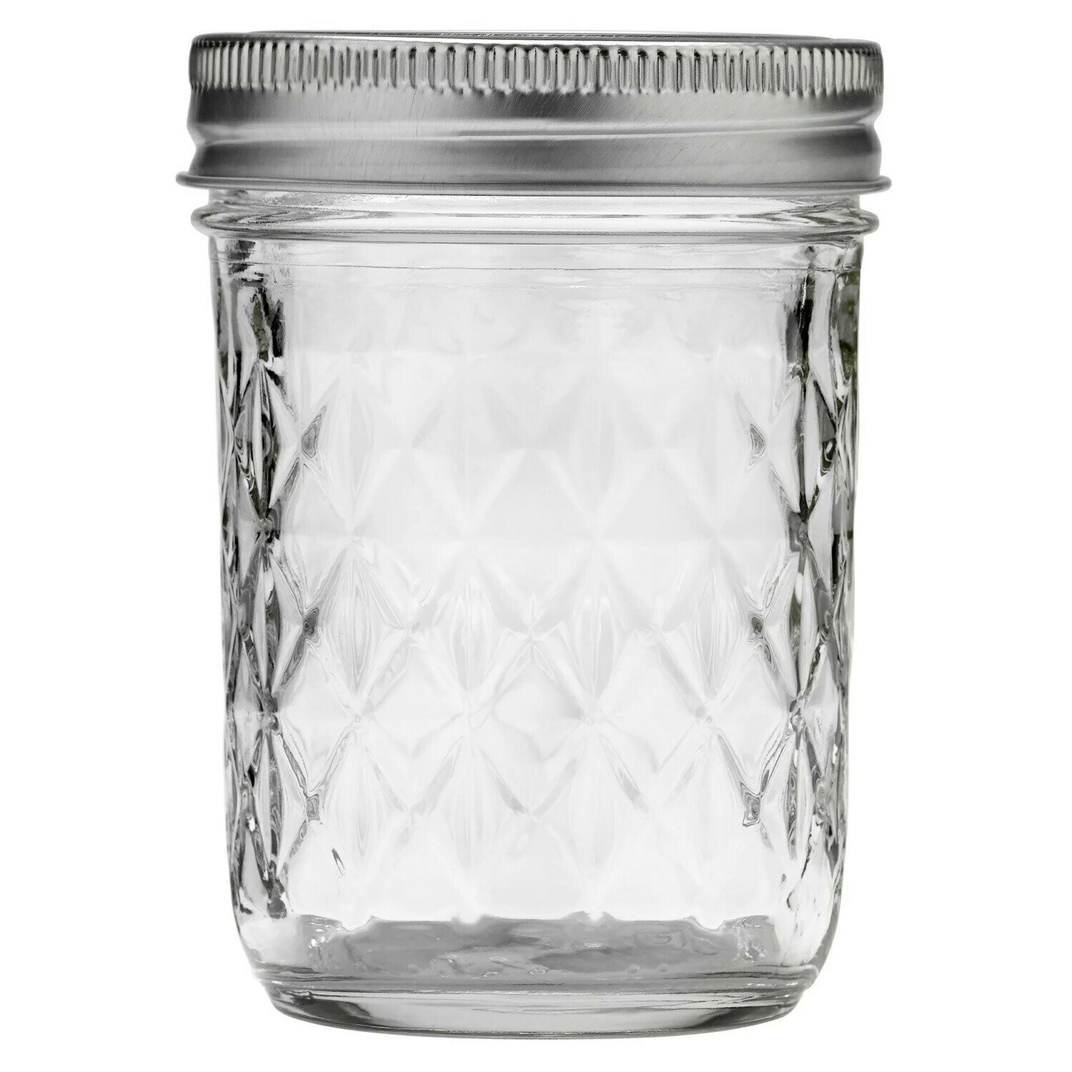 ボール メーソンジャー BALL Mason Jar 【レギュラーマウス】 8oz 240ml キルトクリスタル ジェリージャー