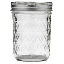 ボール メーソンジャー BALL Mason Jar 【レギュラーマウス】 8oz 240ml キルトクリスタル ジェリージャー