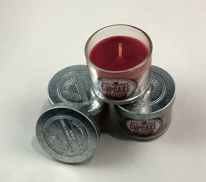 輸入キャンドル アロマキャンドル レッドベルベット ソイブレンド Cupcake 3個セット キャンドル Birthday Cakeの香り おうち ステイホーム プレゼント おしゃれ 停電対策ハロウィン 贈り物 飾り ディスプレイ