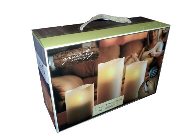 【5%OFFクーポン発行中】リモコン式 LED キャンドルセット Apothecary & Company 2Piece LED Candle Set 2ピース