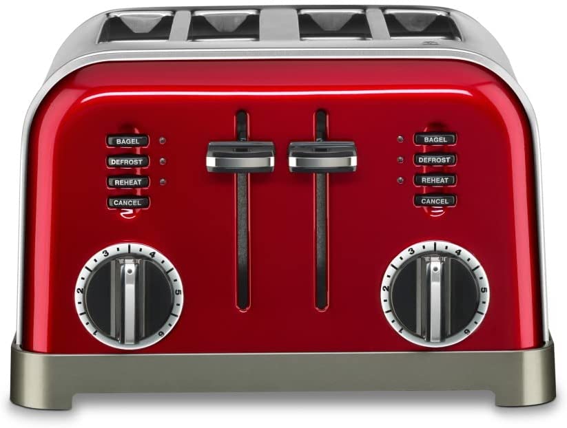 トースター Cuisinart (クイジナート) 赤 CPT-180R 4-Slice Toaster　Red